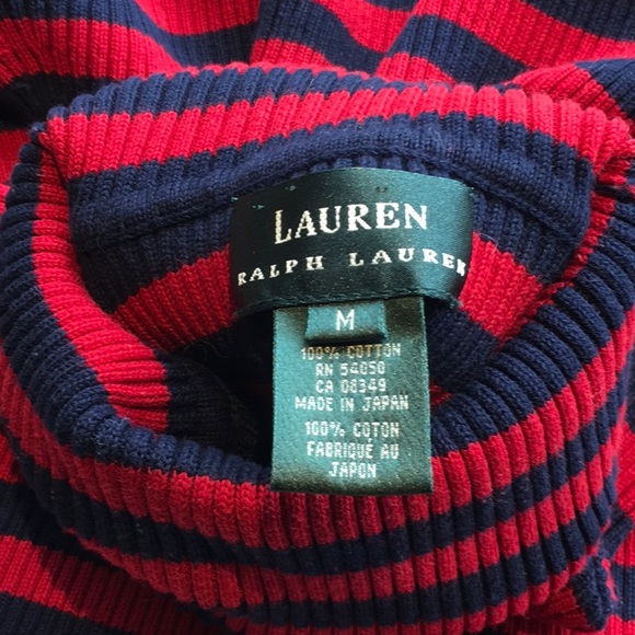 Beautiful & Bold Lauren Ralph Lauren Turtle Neck Ribbed Sweater. - Picture 9 of 11